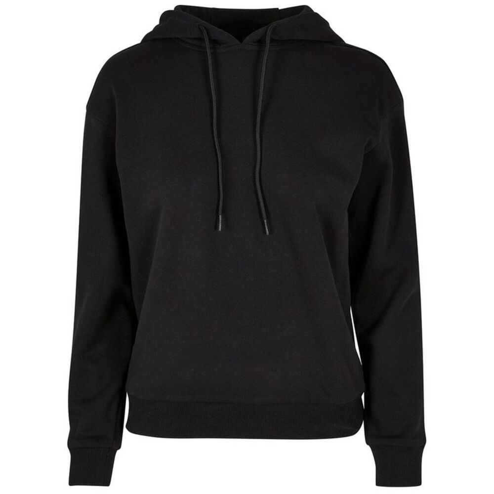 Build Your Brand Womens/Ladies Oversized Everyday Hoodie / Black